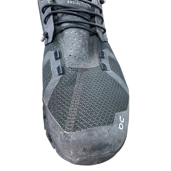 OnCloud tilt men Black Mesh Leather running shoes sneakers size 8.5 SKU 8897 - Picture 11 of 16